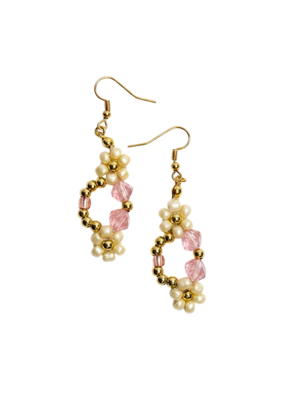 Rosy Bloom Earrings