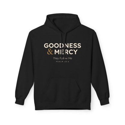 Goodness & Mercy Hoodie – Psalm 23:6 (Scripture Back Edition)