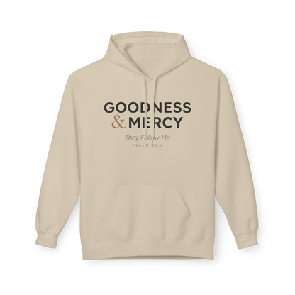 Goodness & Mercy Hoodie – Psalm 23:6 (Scripture Back Edition)