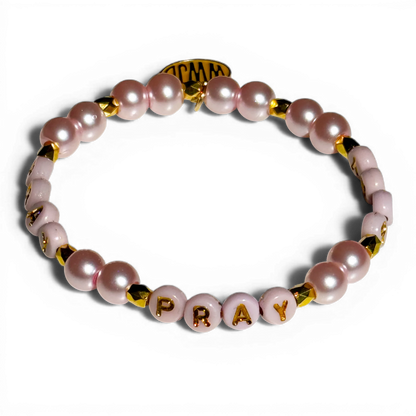 "PRAY" Pearl Bracelets