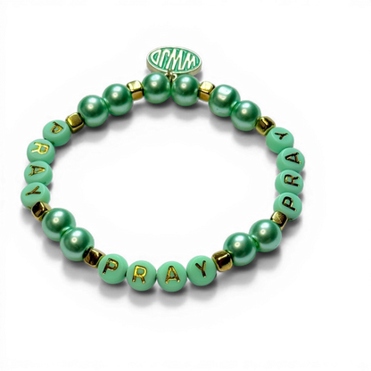 "PRAY" Pearl Bracelets