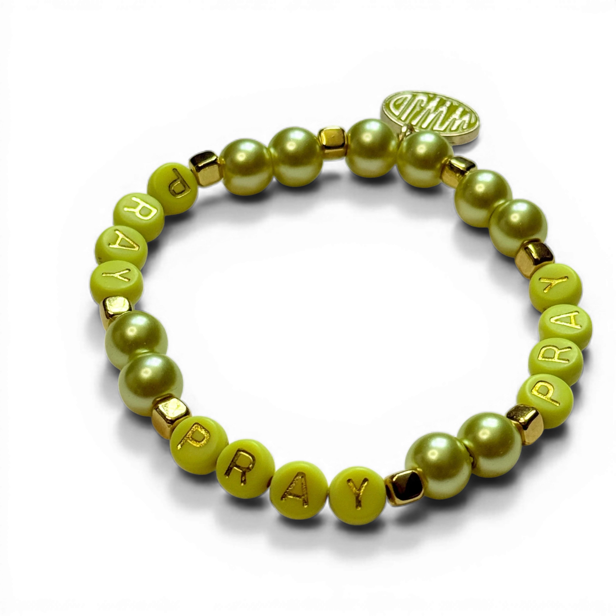 "PRAY" Pearl Bracelets