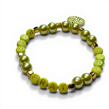 "PRAY" Pearl Bracelets