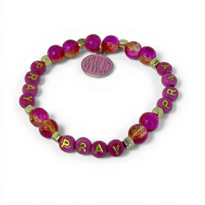 "PRAY" Pearl Bracelets