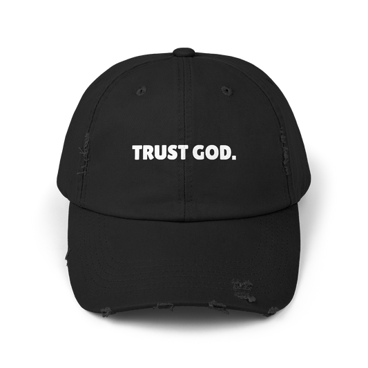 Distressed Cap - Trust God