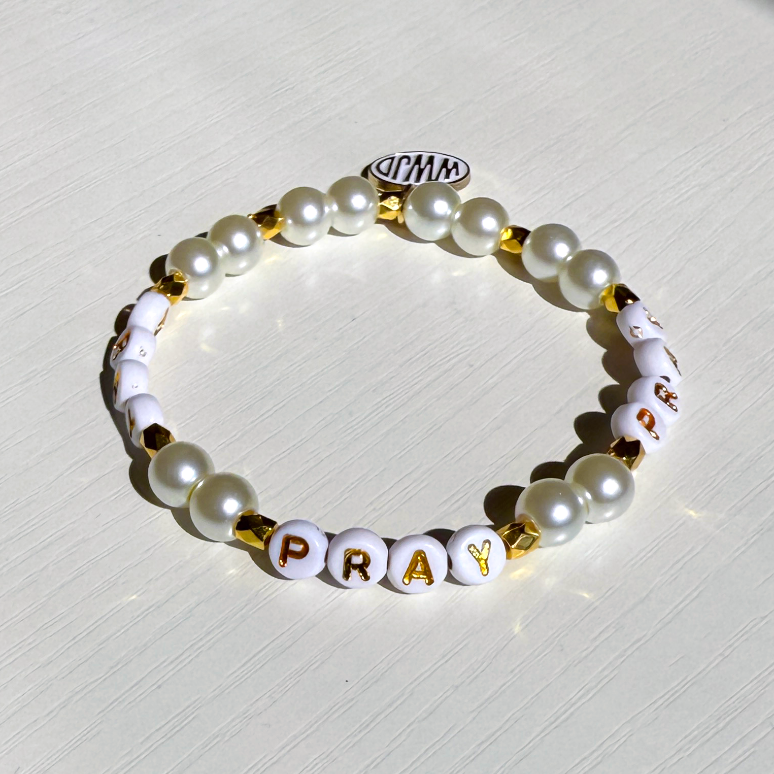 "PRAY" Pearl Bracelets